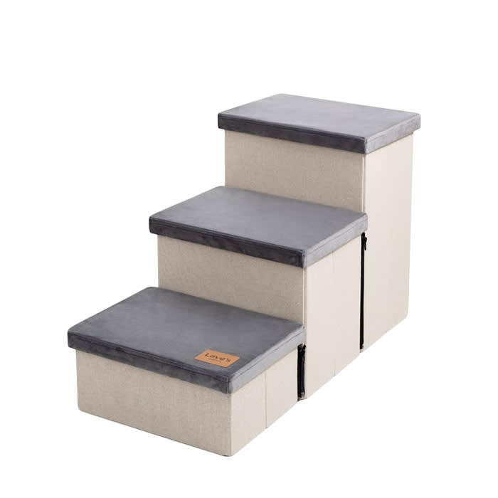 Love's Cabin Storage Dog Stairs