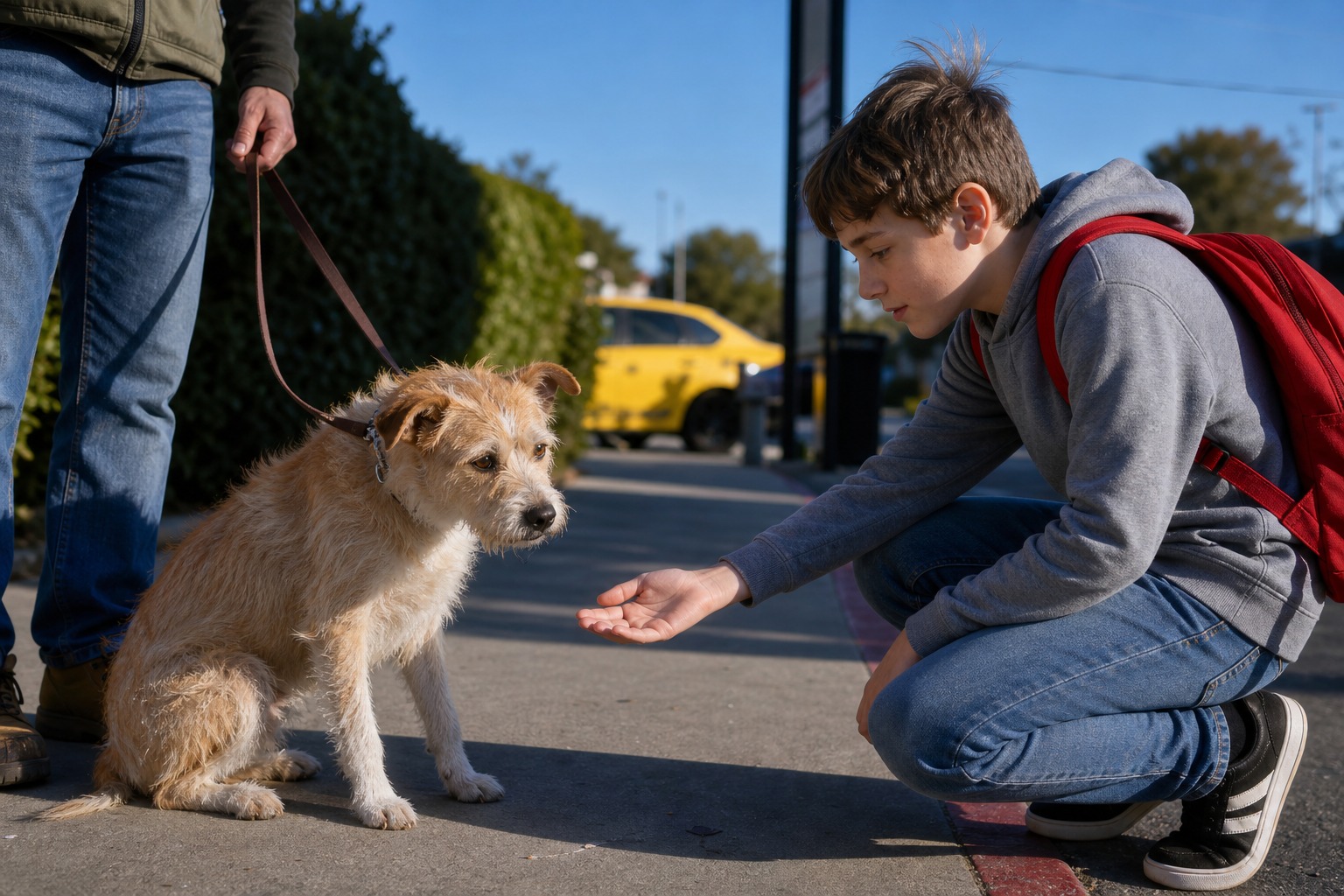 Your Dog Isn't Bad at Kids. The Bus Stop Is Just Built to Scare Them