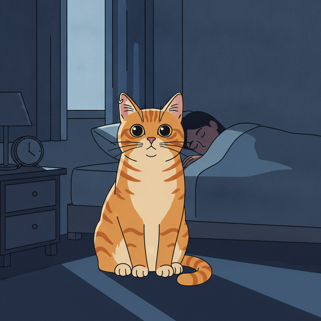 Your Cat Isn't Nocturnal. They're Running on Your Clock