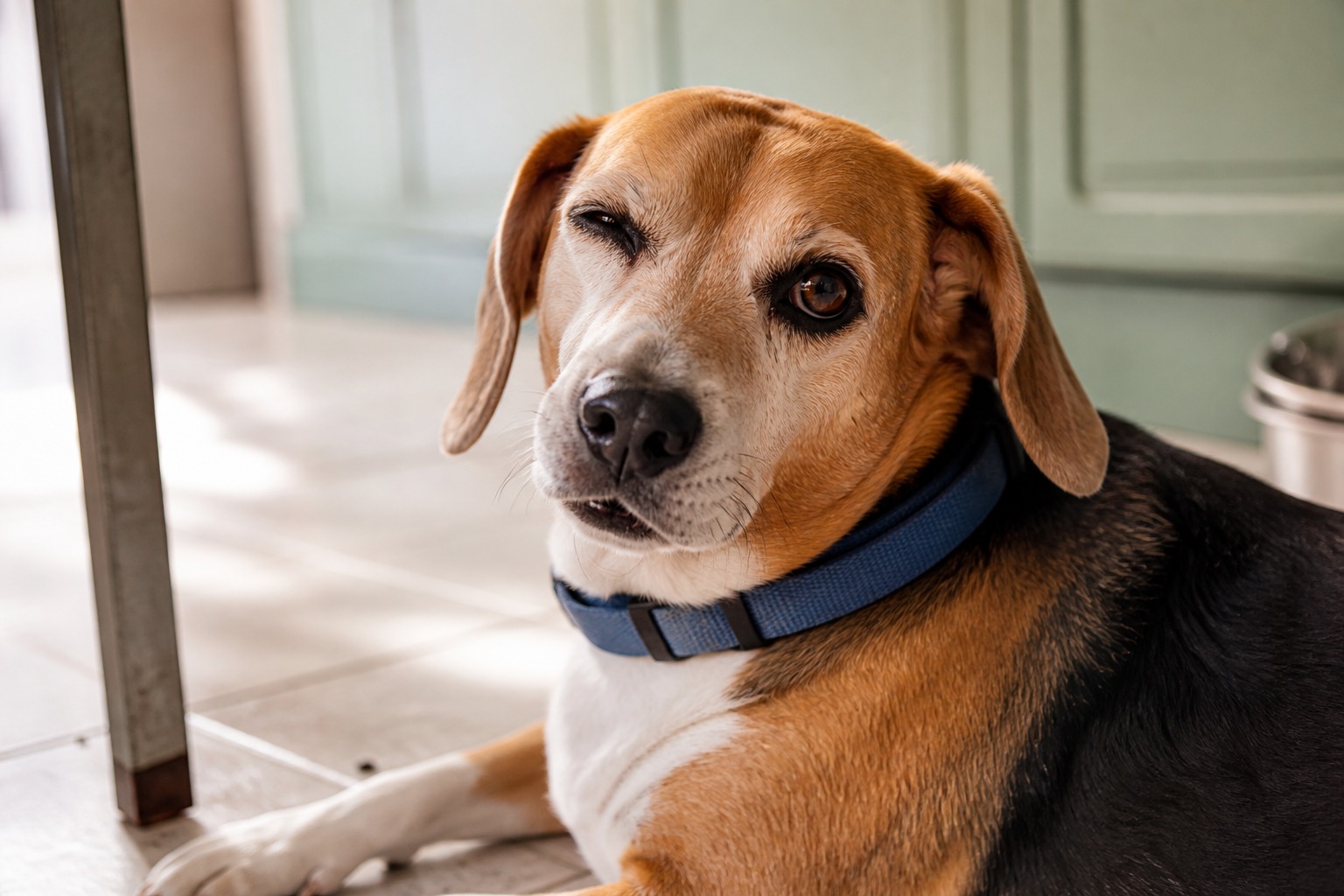 Your Dog's Squint Isn't a Smile. Count the Eyes.