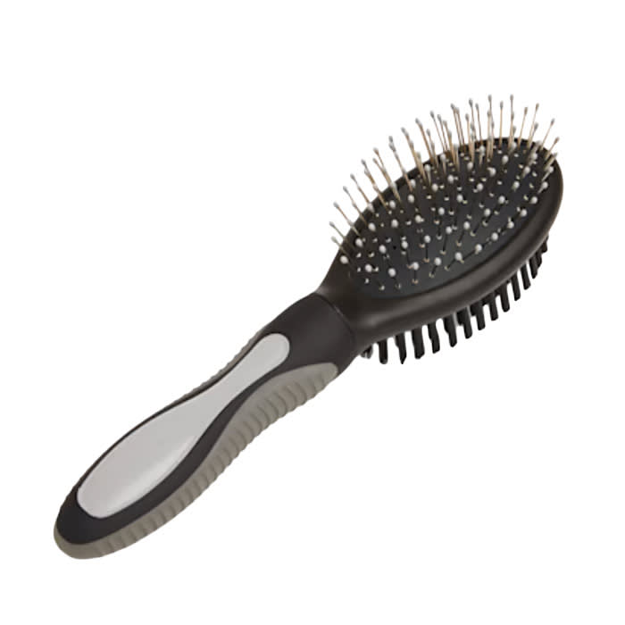 Well & Good Black Combo Pin & Bristle Cat Brush