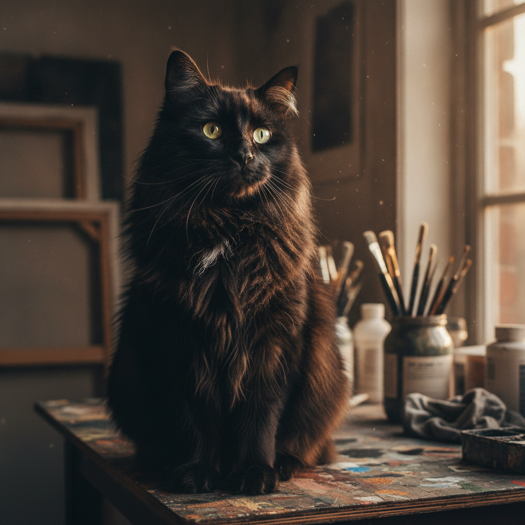 To Gary Baseman, the Cat Was Never a Pet. He Was a Co-Author.
