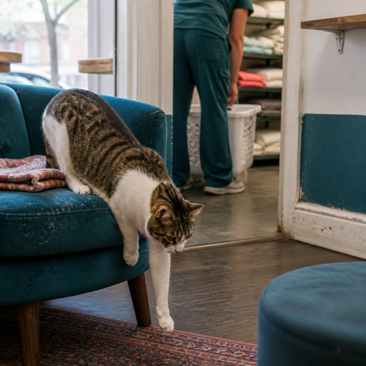 Brooklyn's Cat Cafe Flipped the Model: It's a Rescue Clinic With a Cafe Attached