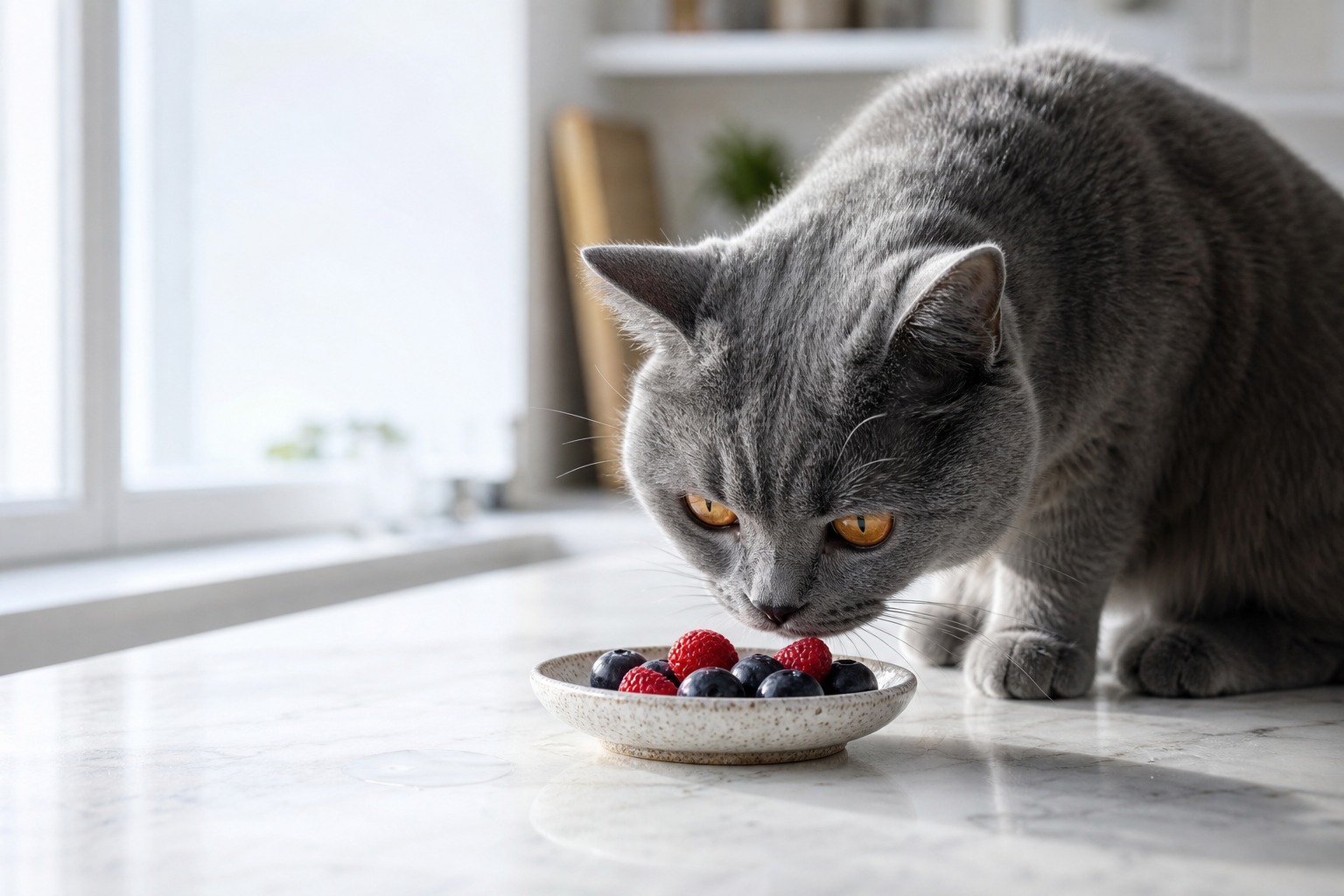 Blueberries Are a 'Superfood' for You. To Your Cat, They're Barely Food