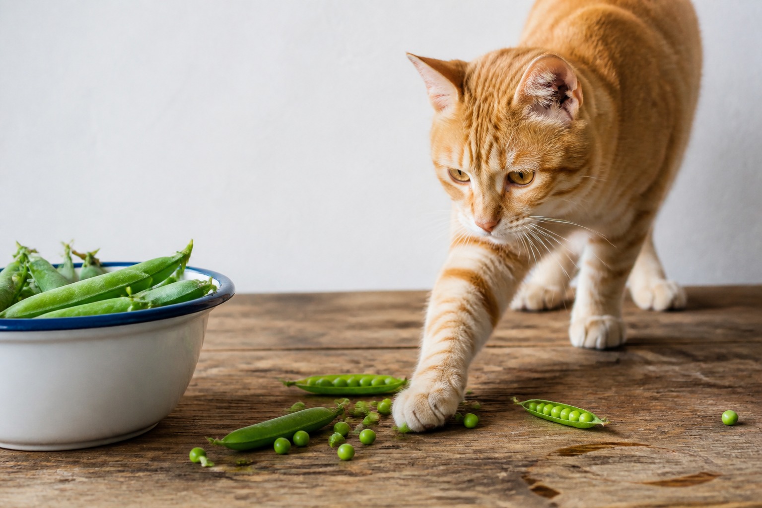 Peas Off Your Plate Are Fine for Cats. Peas in the Bag Are the Ones to Read About