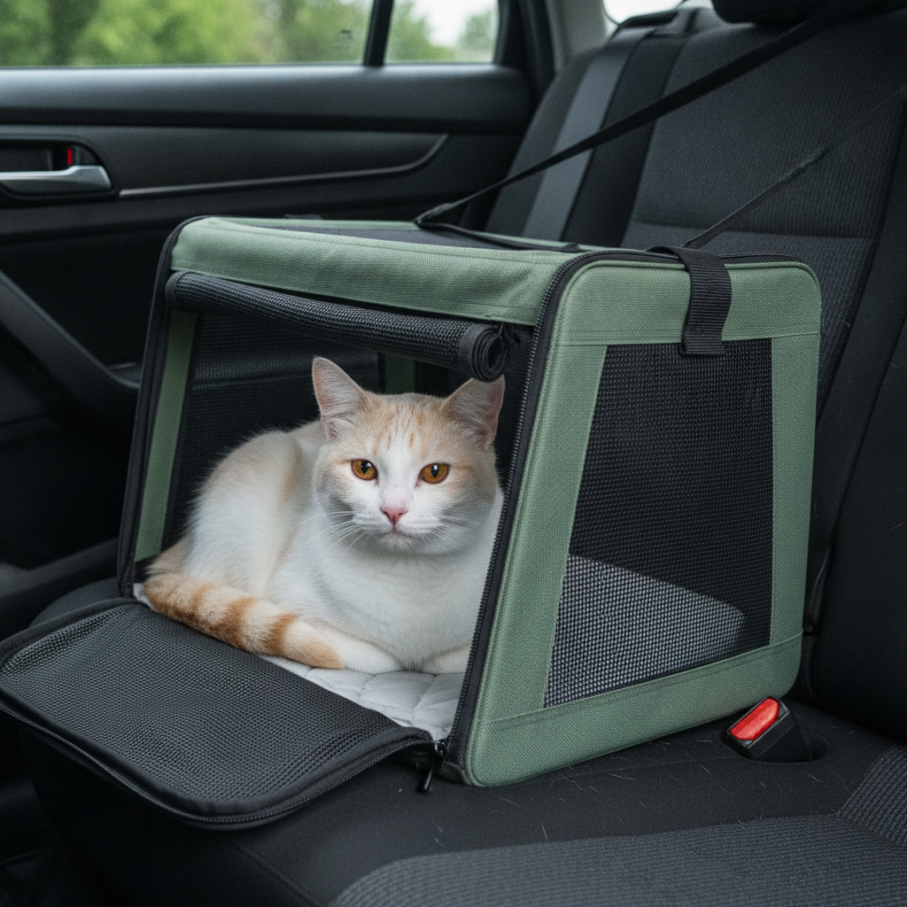 In a Crash, a Loose Carrier Is a Projectile. 9 Cat Car Carriers That Anchor In