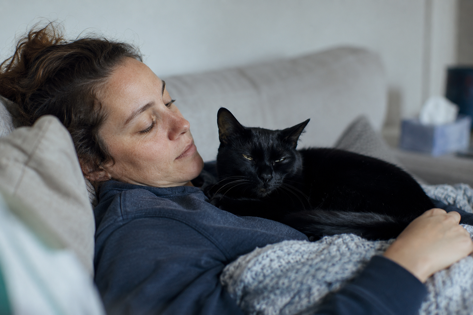 Your Cat Can Tell You're Sick. Empathy Has Little to Do With It.