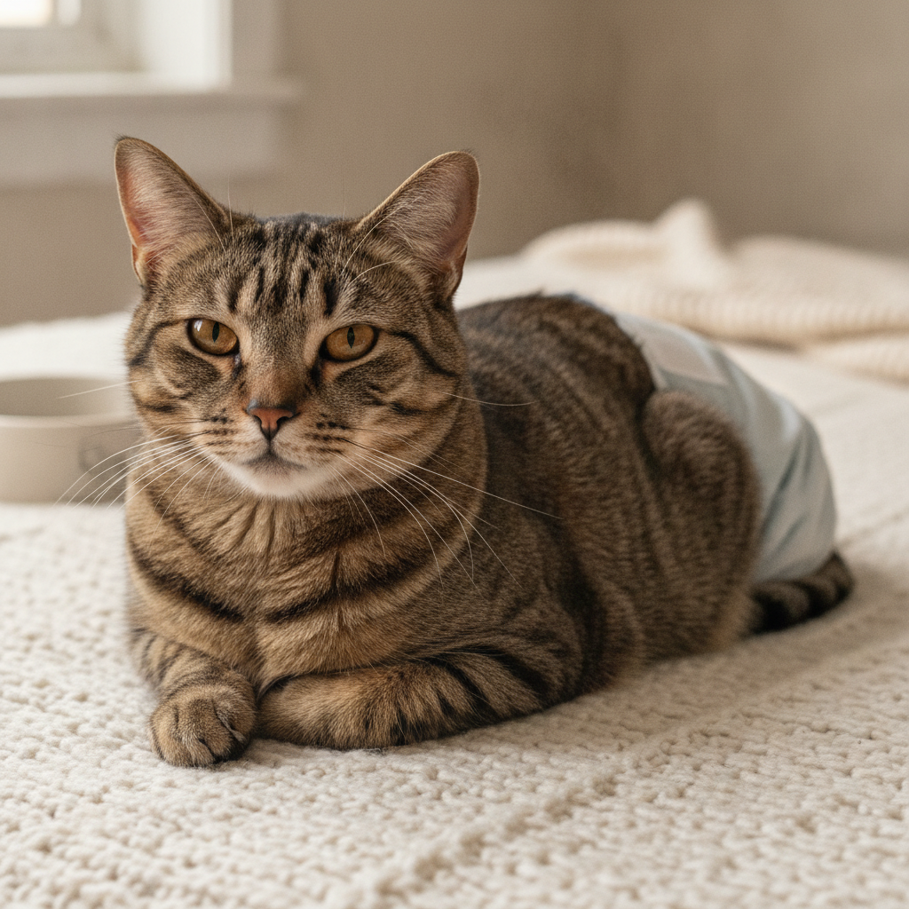 Most Cats Don't Need a Diaper. If Yours Does, Match It to the Problem