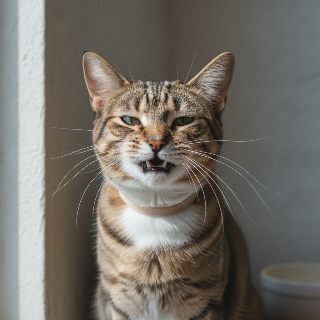 That Sneer Is Your Cat Tasting the Air. Here's the Organ Doing It