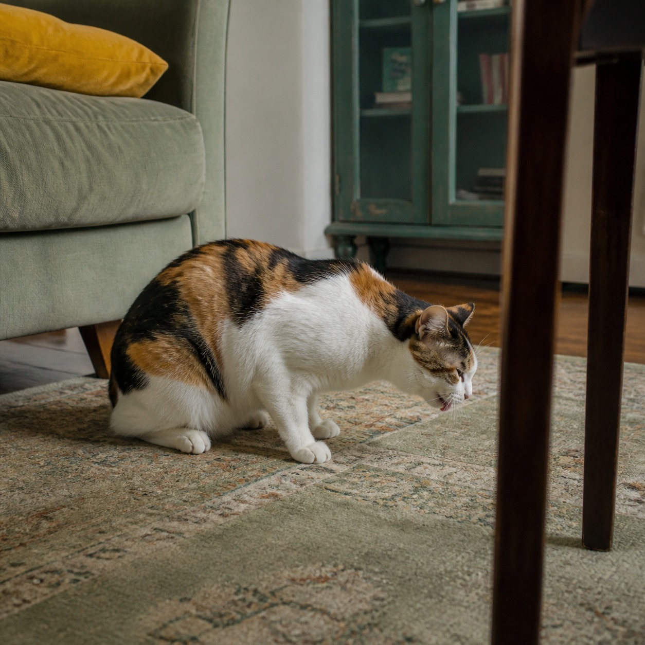 Before You Panic About a Gagging Cat, Figure Out If It's Even Gagging