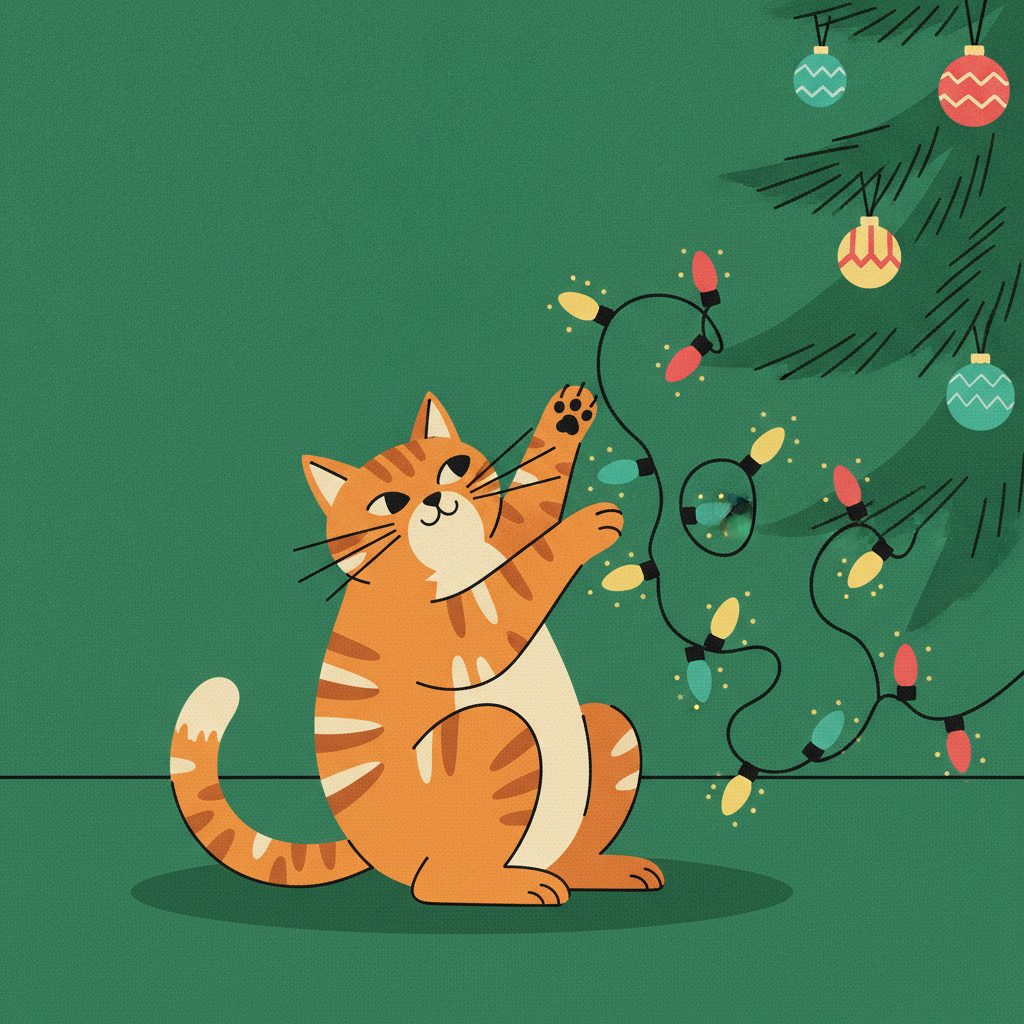 Your Cat Isn't Wrecking the Holidays. The Holidays Are Baiting Your Cat.