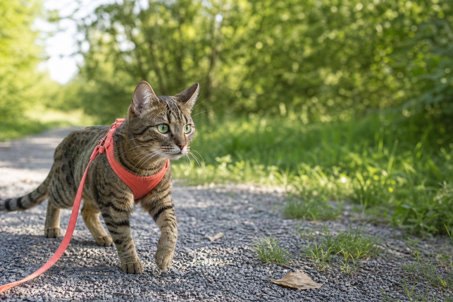 Yes, You Can Leash-Train a Cat. No, Not Every Cat Wants It.