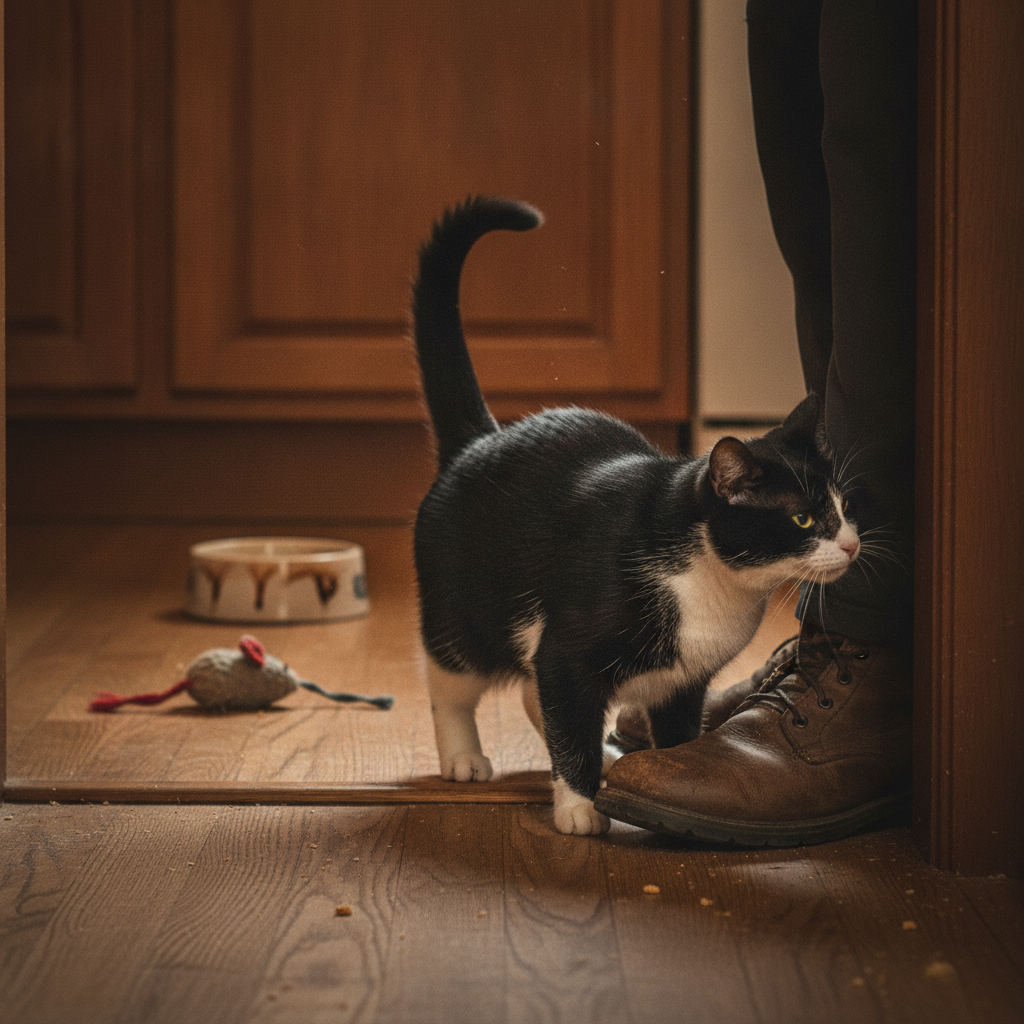 Your Cat Rubbing Your Legs Isn't a Hug. It's a Deposit.