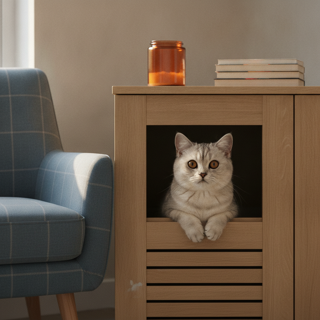 8 Litter Box Enclosures That Hide the Box Without a Cat Boycott
