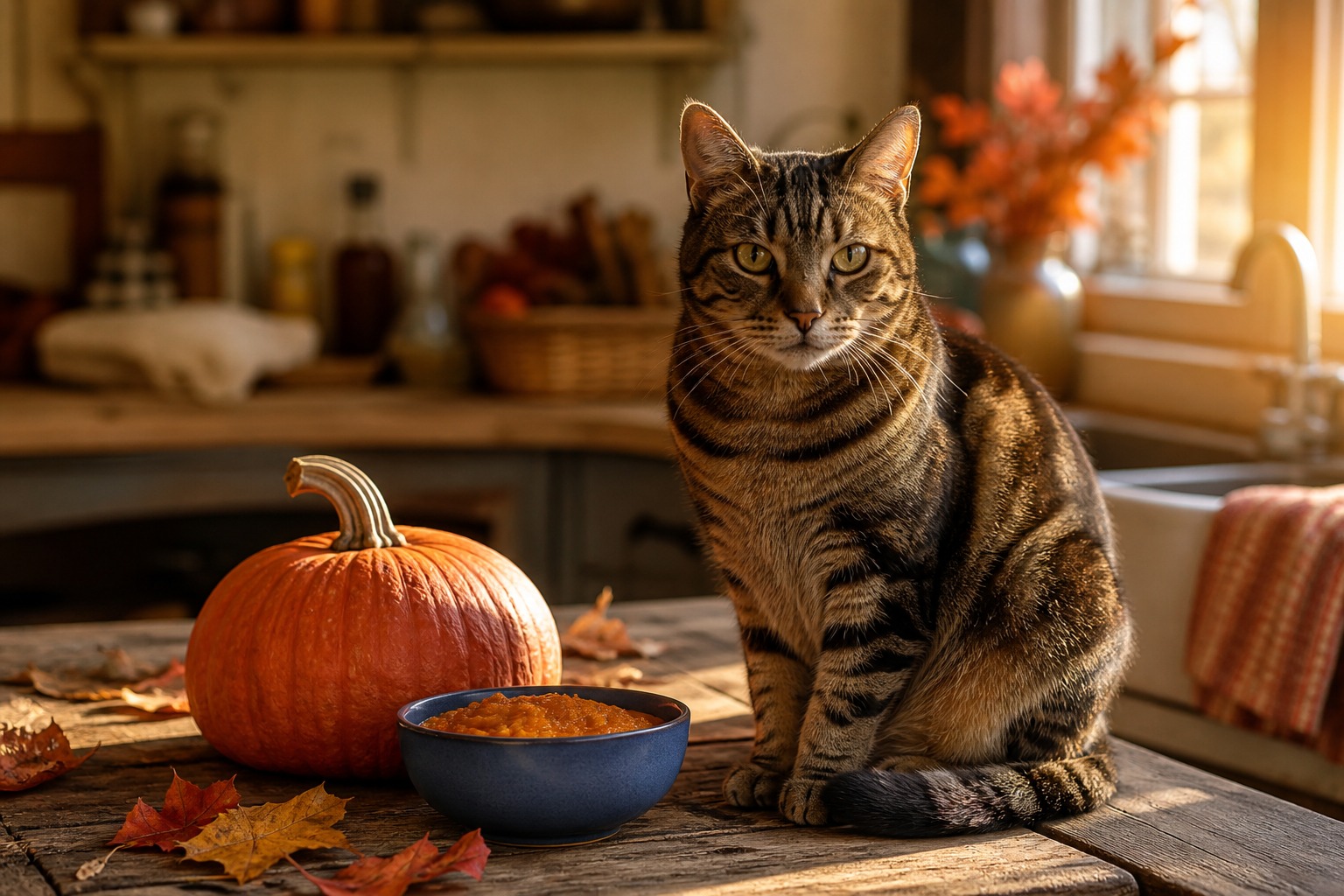Pumpkin Is the Rare 'Human Food' Your Cat Might Actually Need