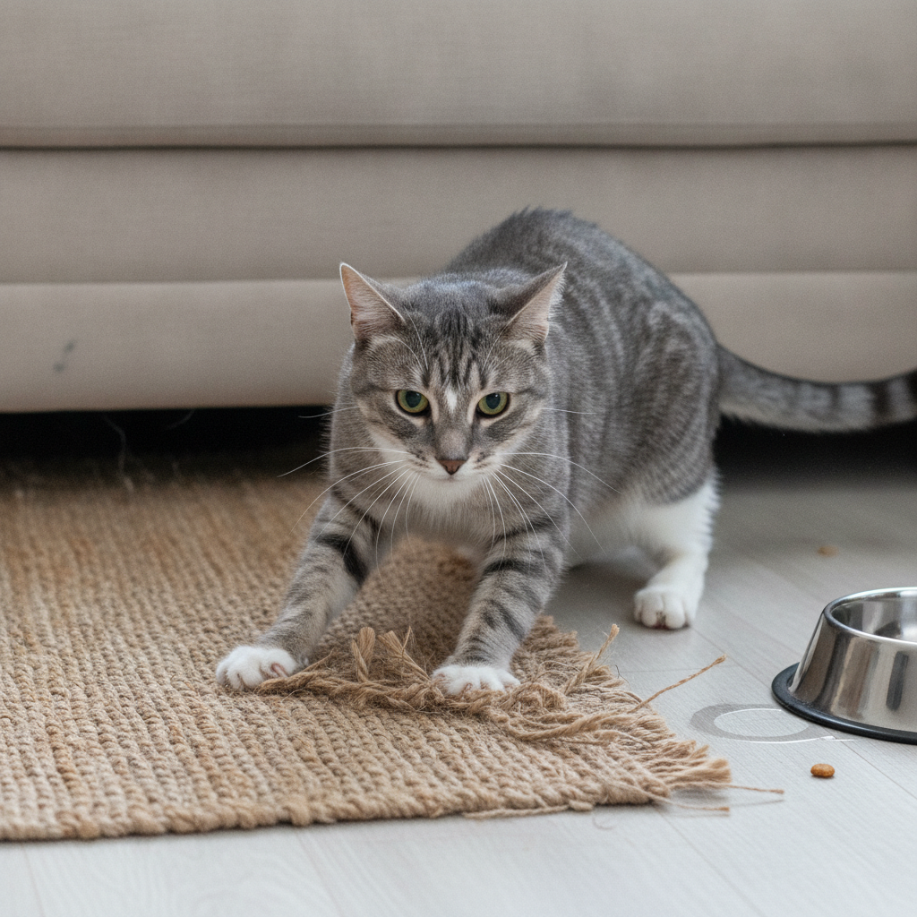 Your Cat Is Trying to Bury Something. The Question Is What.