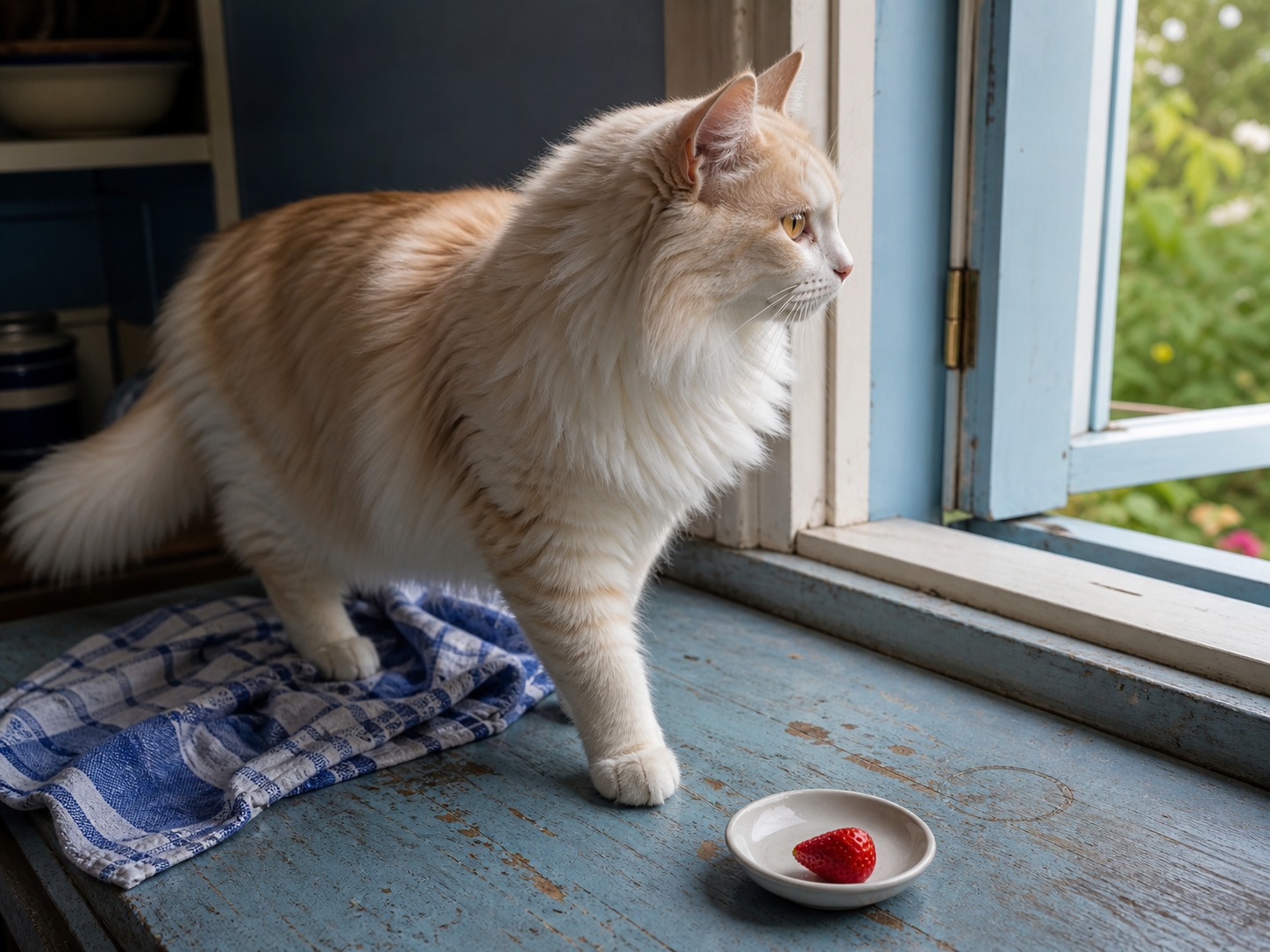 The 'Superfood' Strawberry Does Nothing for Your Cat. They Can't Even Taste It