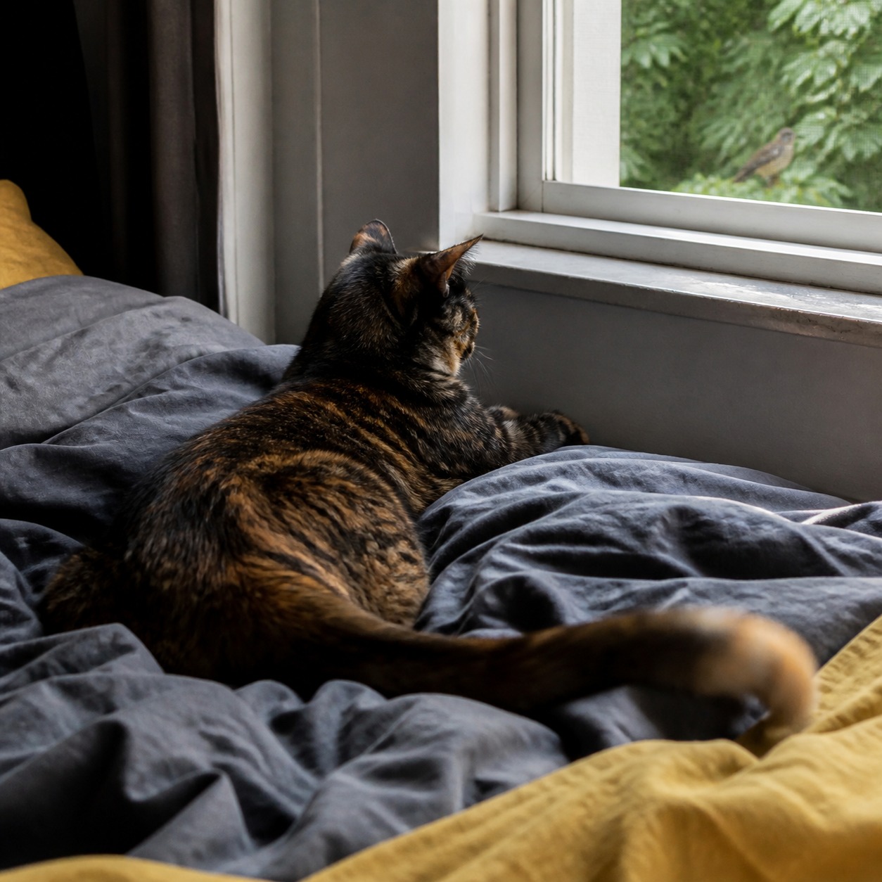 A Wagging Tail on a Cat Isn't a Happy Tail. Here's What It Actually Means.
