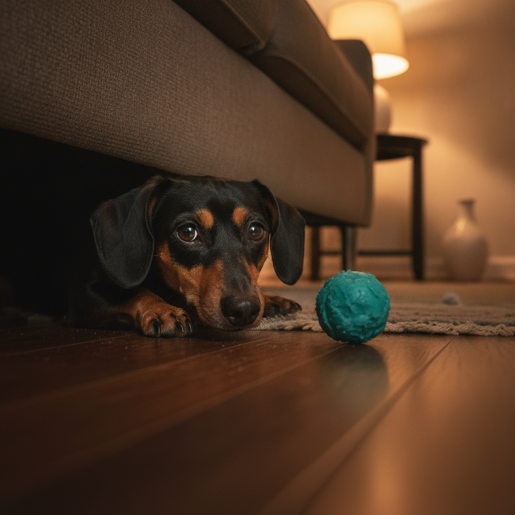 Your Dog Buries the Ball Under the Couch to Watch You Suffer. Kind Of.
