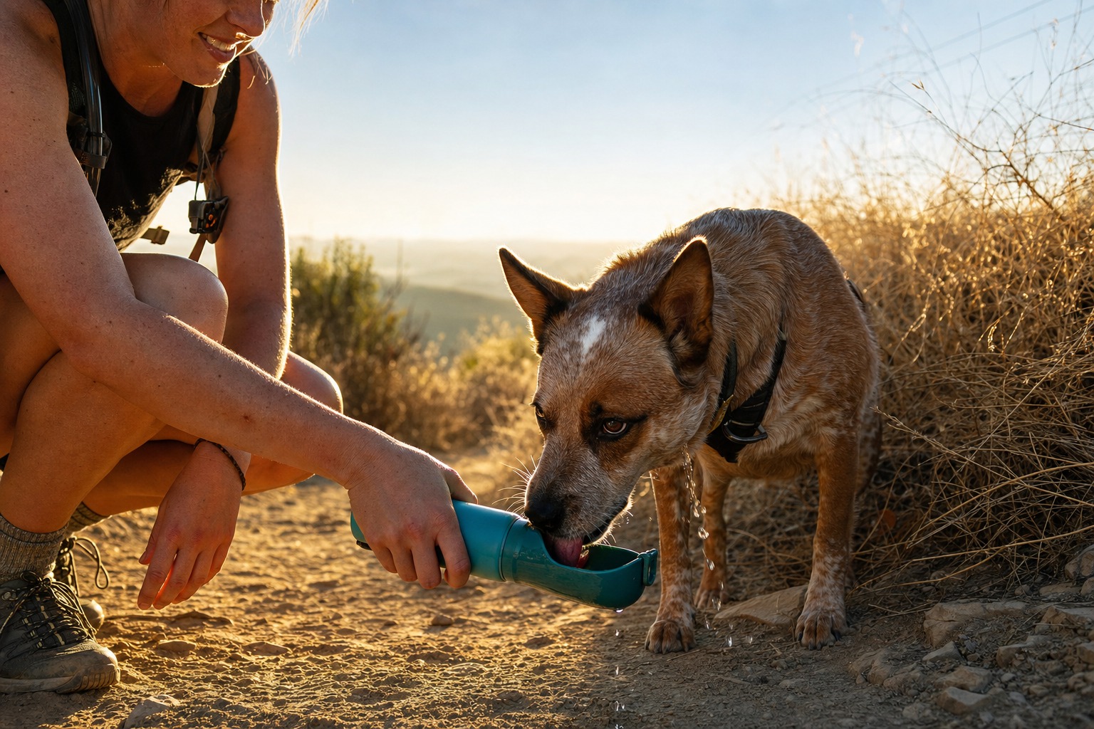 My Dog Destroys Every Travel Bowl. This Squeeze Bottle Finally Won.
