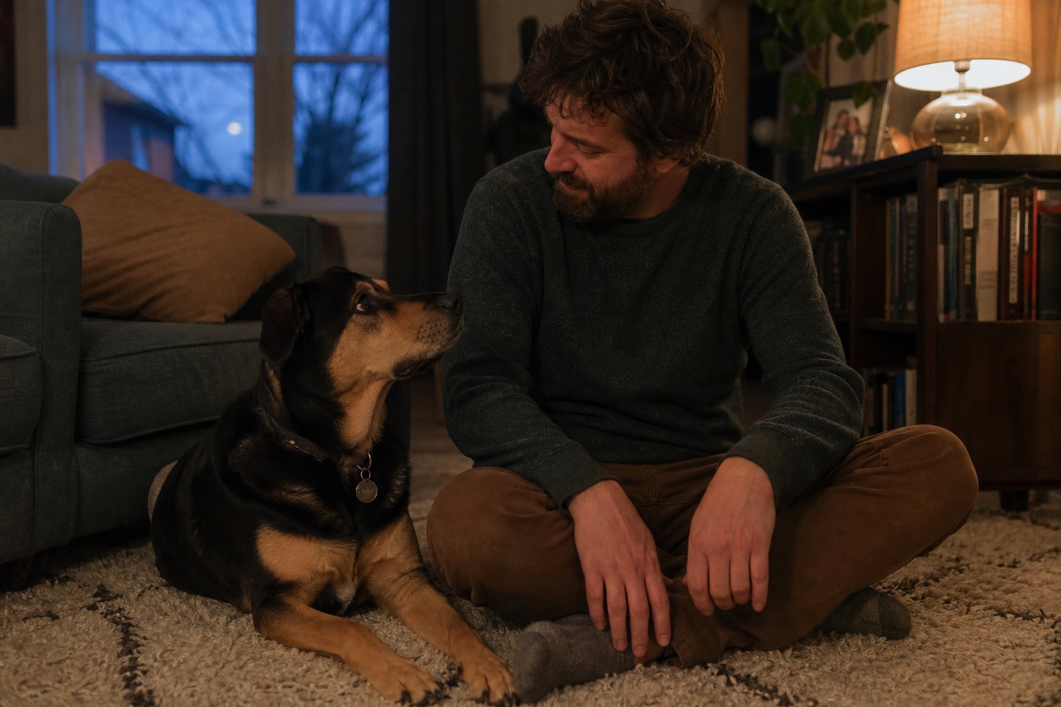 Stare Into Your Dog's Eyes and Your Brains Literally Sync. There's a Catch.