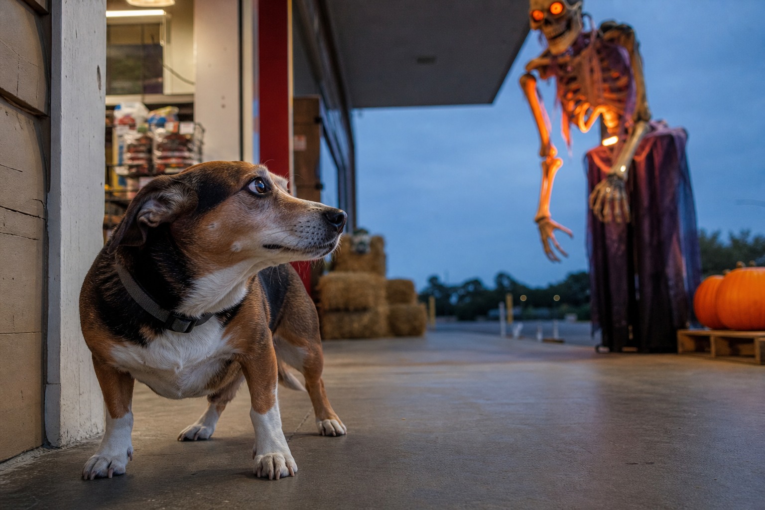 Your Fearless Dog Is Secretly Terrified of Halloween. That's Not Weird.