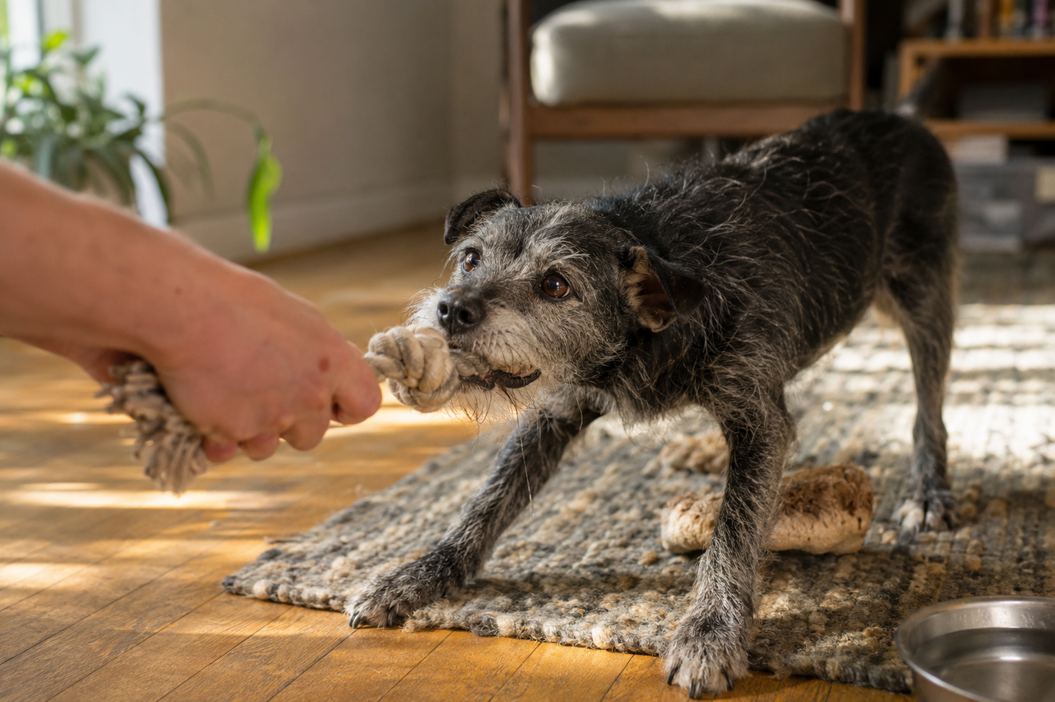 Tug-of-War Won't Make Your Dog Aggressive. Playing It Wrong Might.