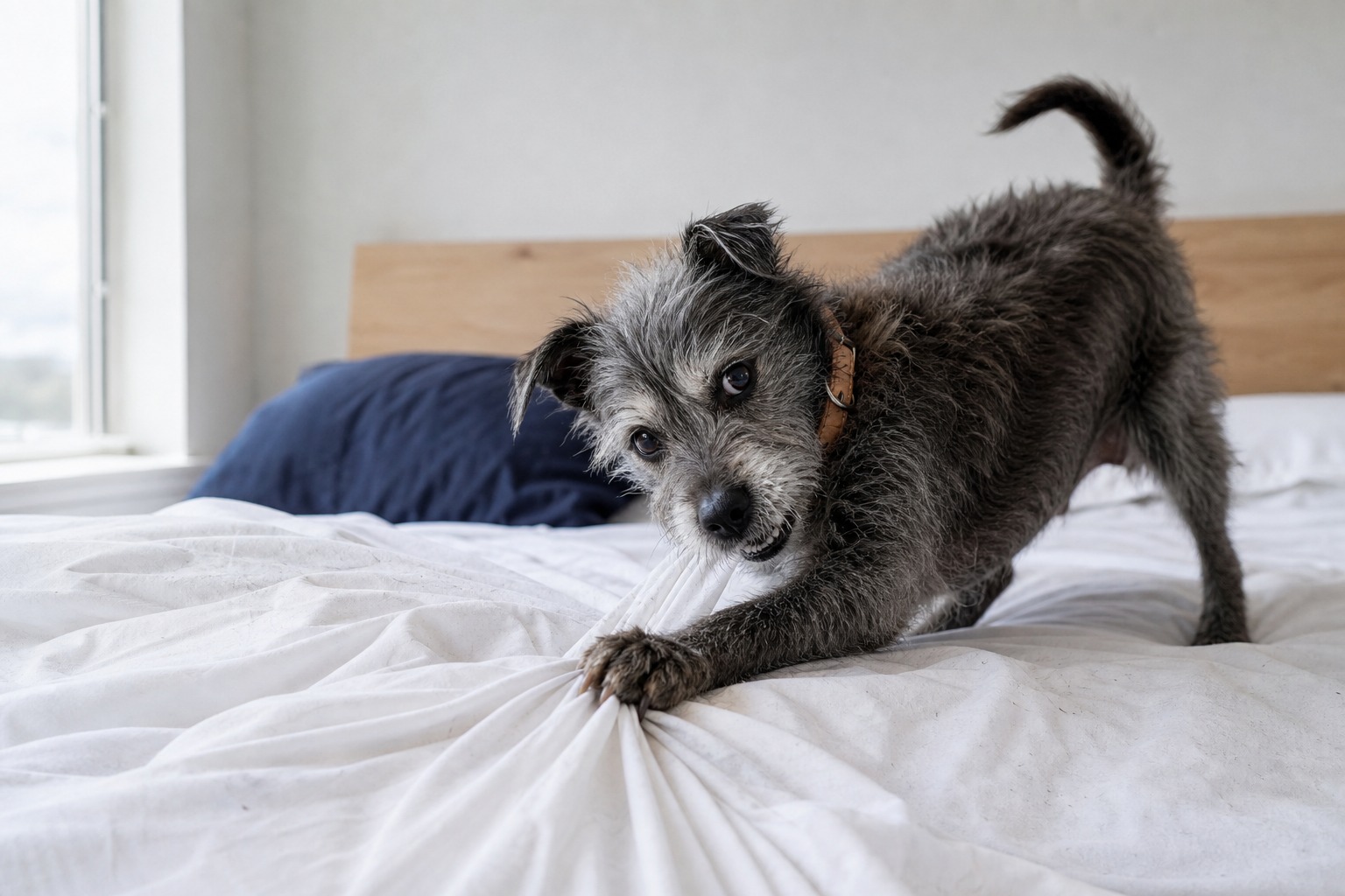Your Dog Digs Up Your Sheets. The Timing Tells You Whether to Worry.