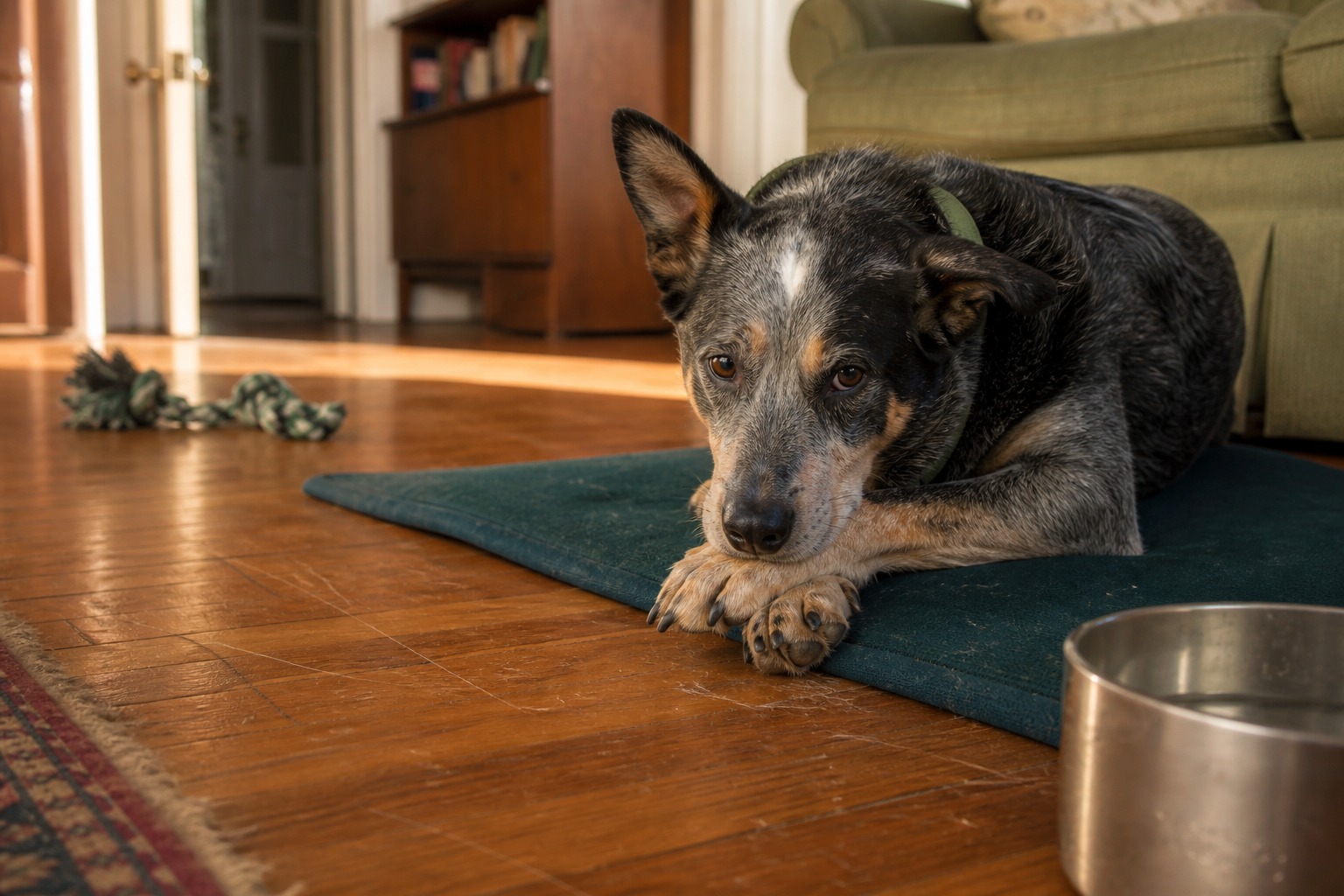 One Cue Gets Your Dog Off the Door and Out From Under Your Feet