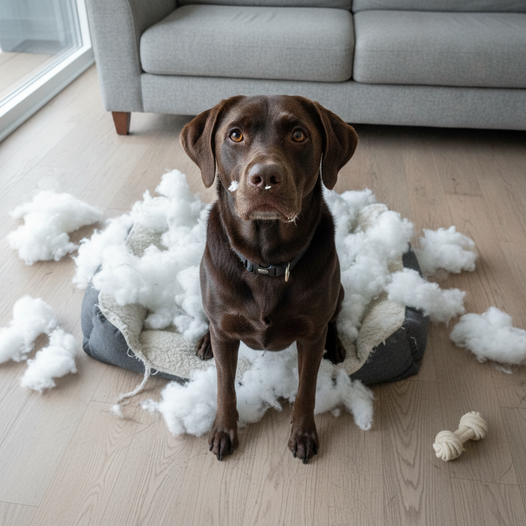 Your Dog Didn't Shred the Bed to Punish You. They Ran Out of Ideas.