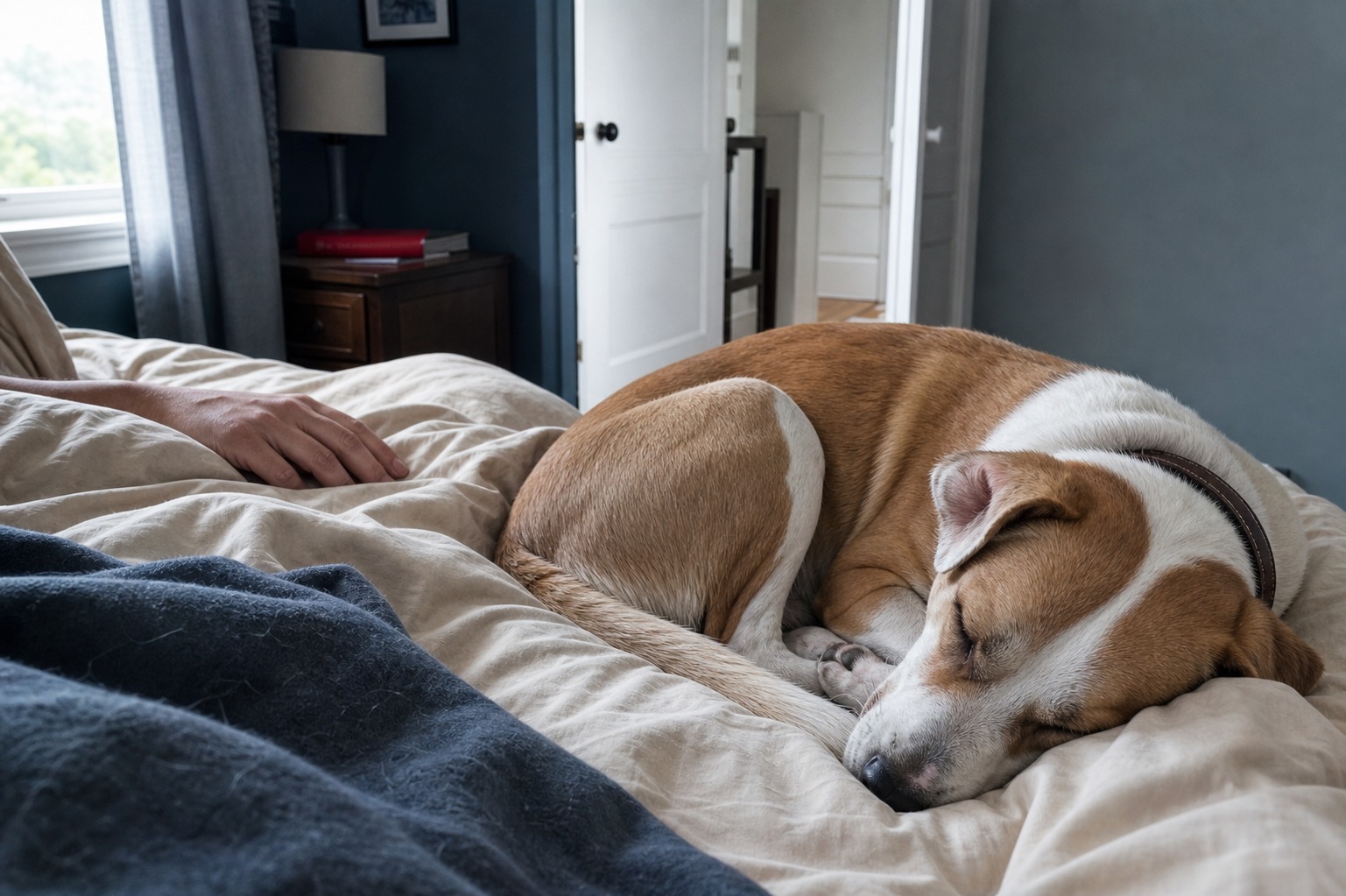 Your Dog Picked the Foot of the Bed on Purpose. It's a Compromise.