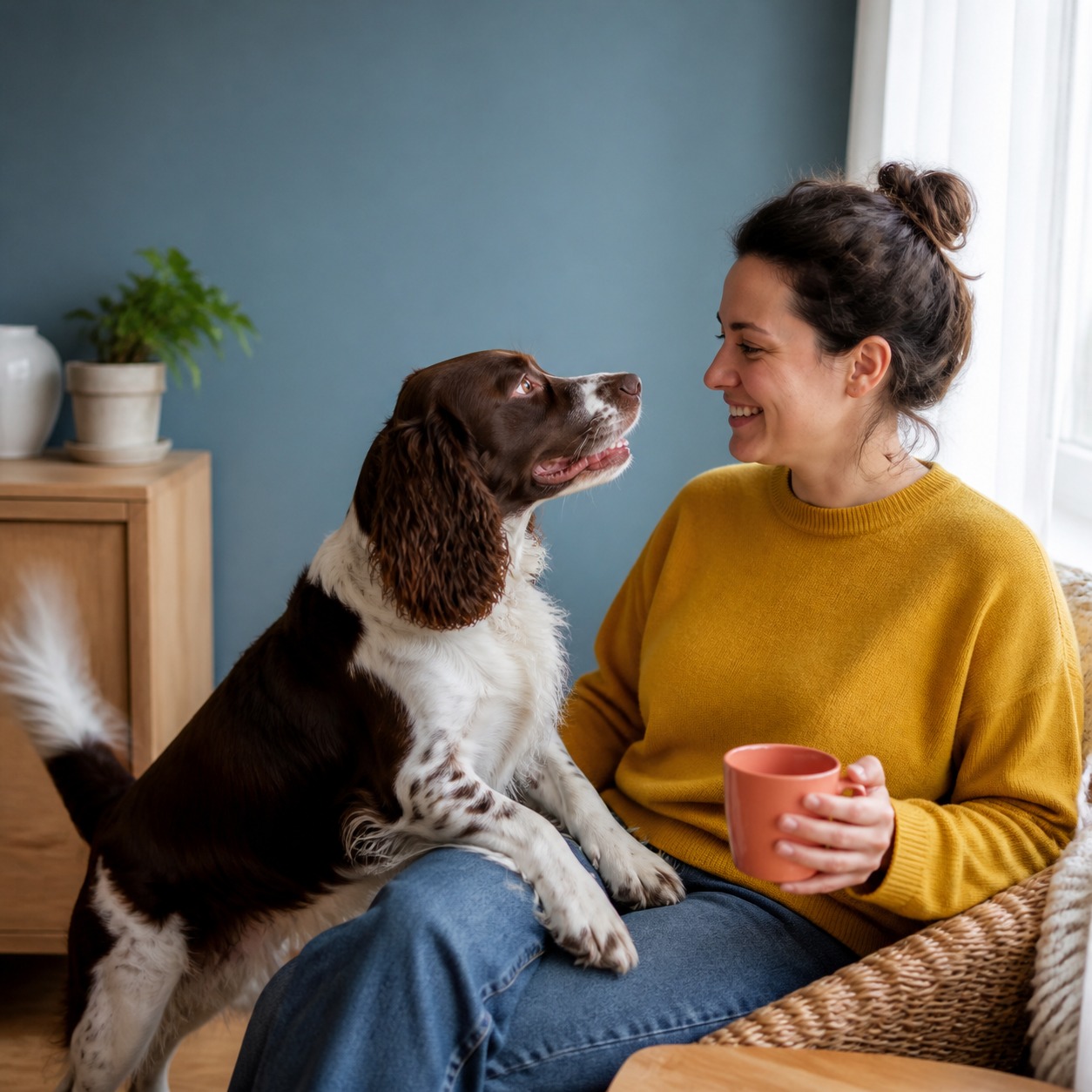 When Your Dog Stands on You, They're Asking a Question. Here's the Answer