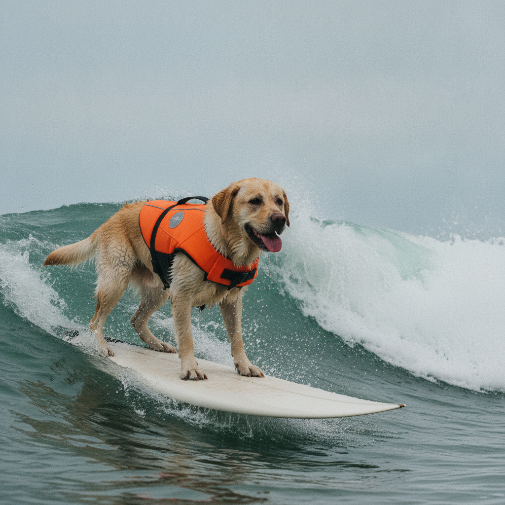 Competitive Dog Surfing Is Real, and the Dogs Are Better at It Than You'd Think