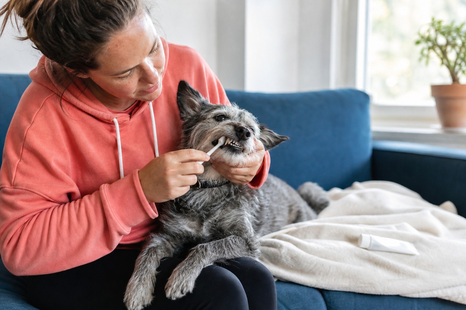 'Dog Breath' Isn't Normal. It's the First Symptom of a Disease You Can Prevent