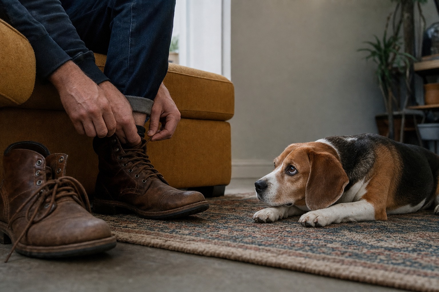 Your Dog Panics Before You Even Reach the Door