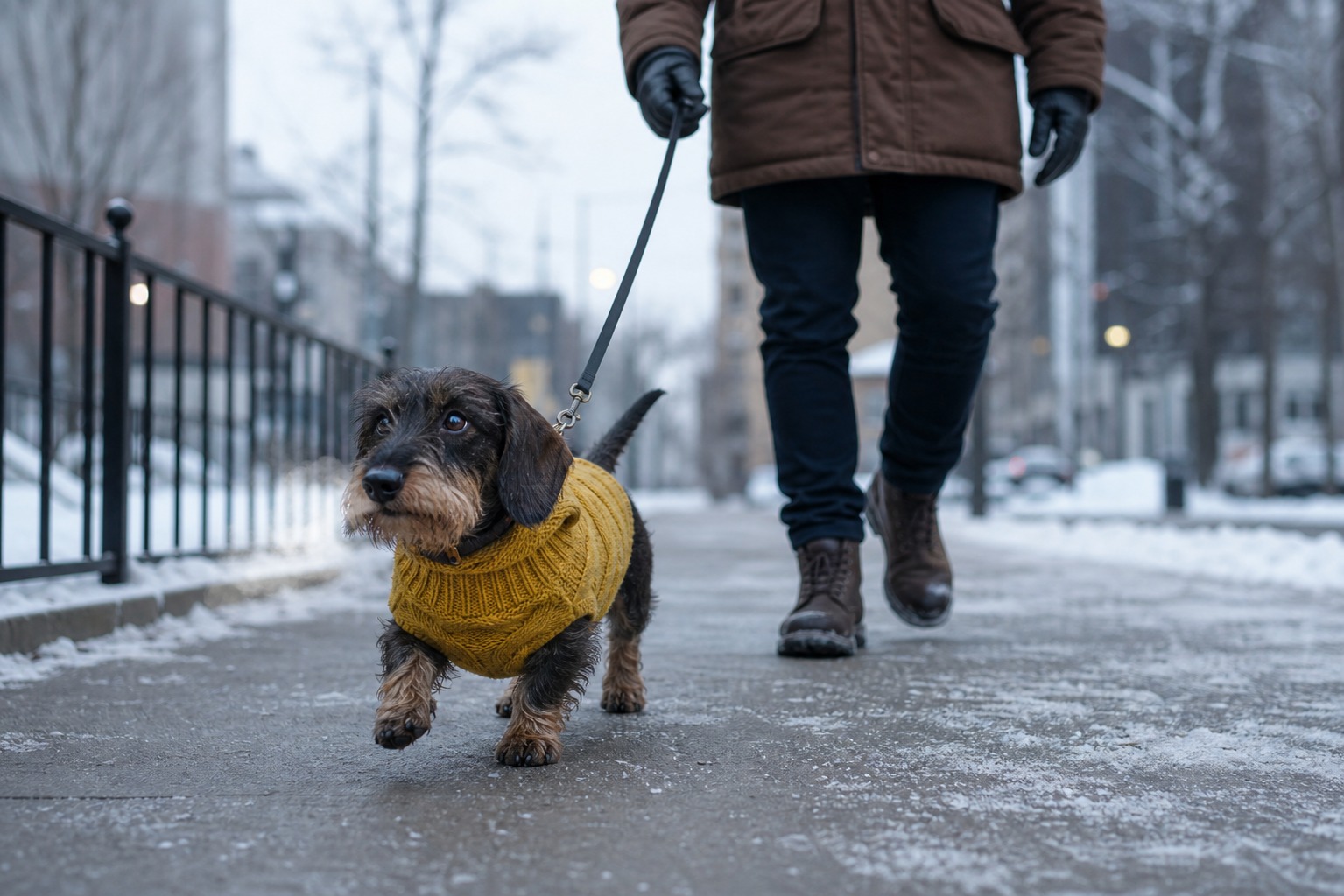 Freezing While Your Dog Dawdles? Stop Begging and Set the Scene