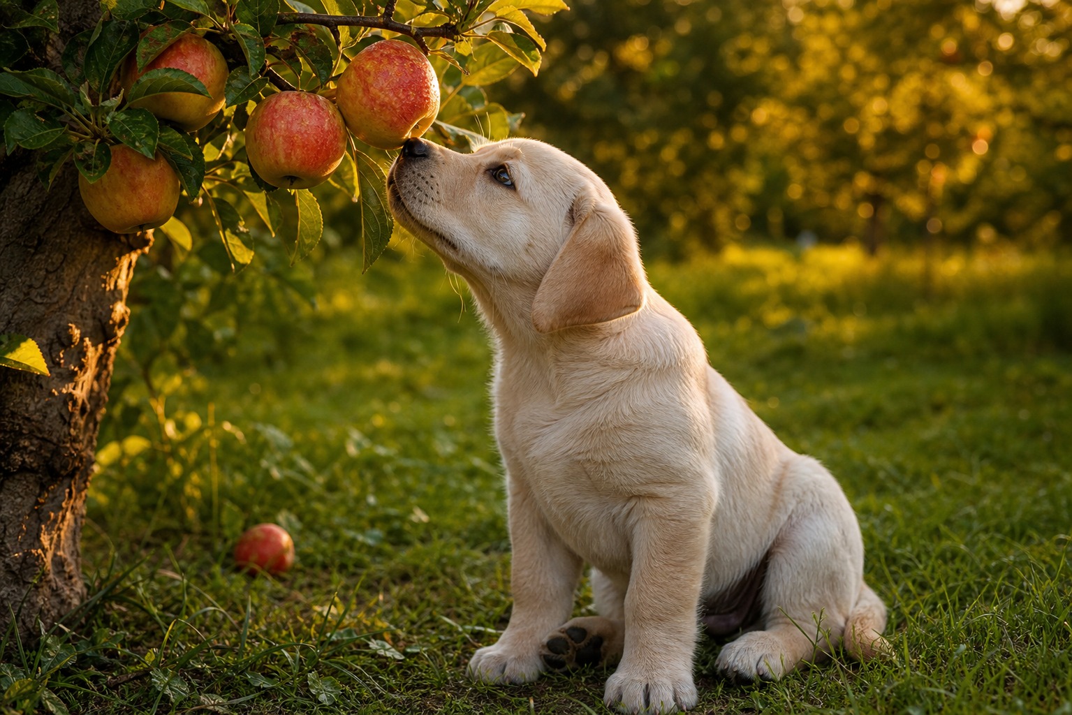 The Scariest Part of an Apple for Your Dog Isn't the Seeds