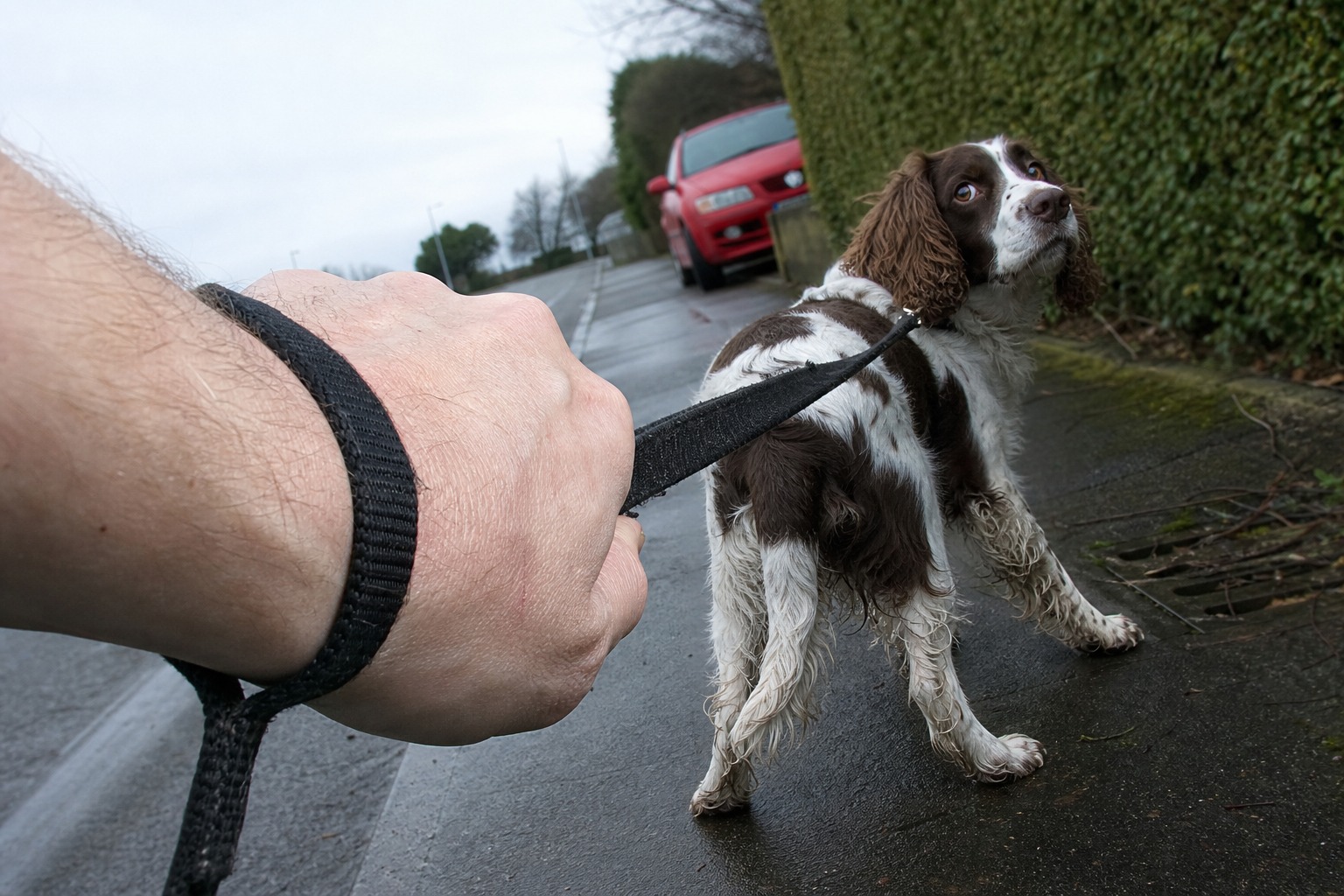 Your Dog Isn't Reading Your Face. They're Reading Your Hand on the Leash.
