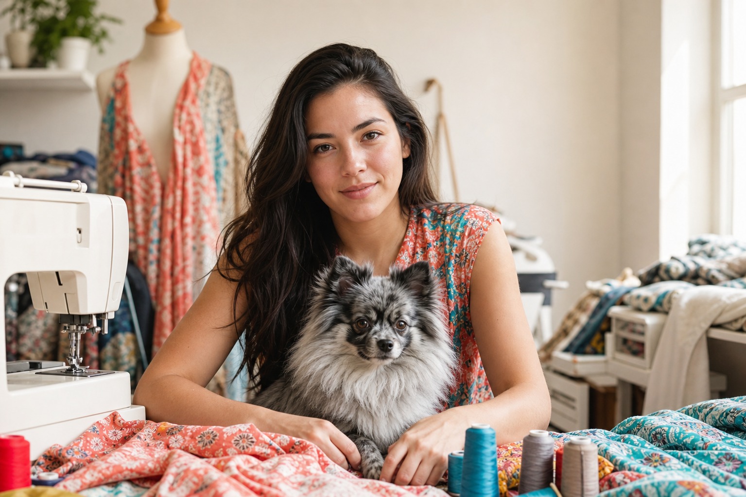 Meet the Four-Pound Pomeranian Who Runs a New York Fashion Studio