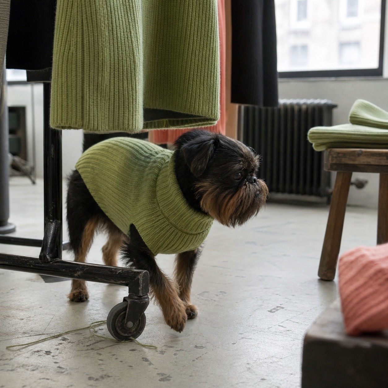 A Runt With 'Ocean Eyes' Turned This Knitwear Designer Into a Dog-Fashion Force