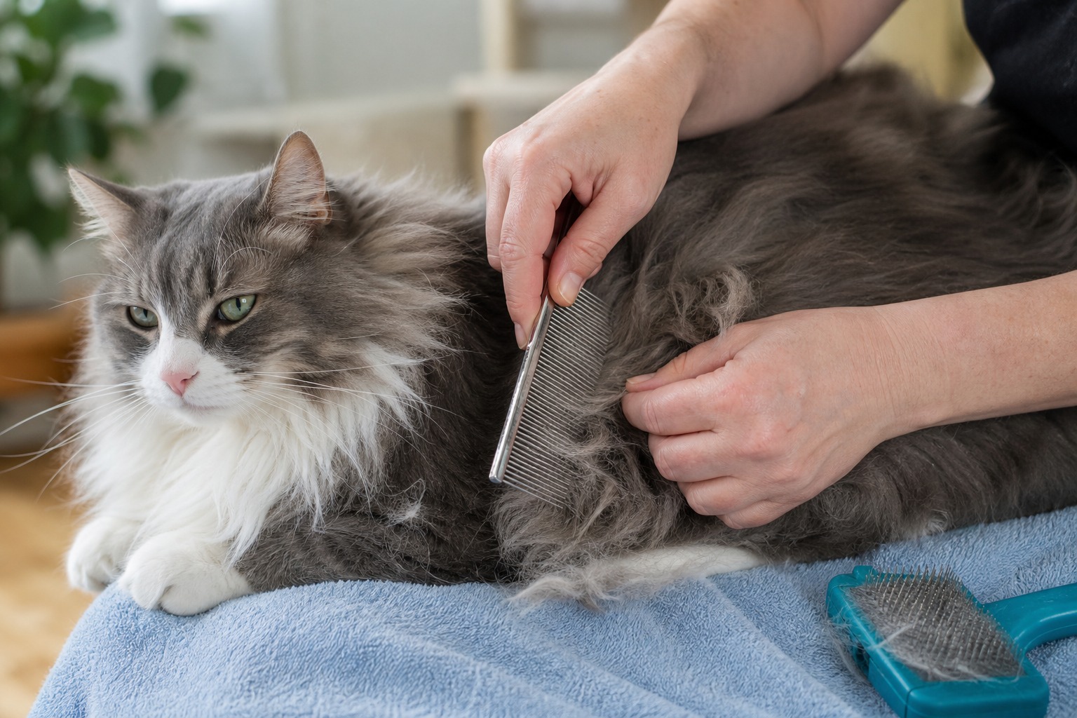 That Mat in Your Cat's Fur Is Hurting Them. Don't Reach for Water.
