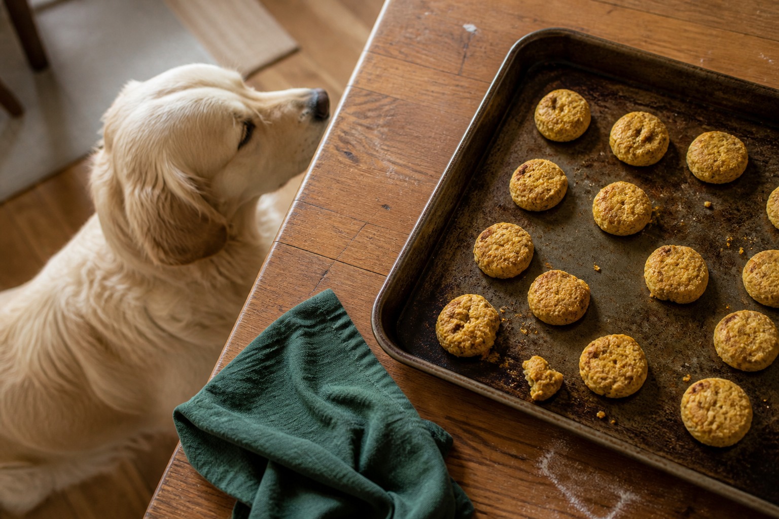 40 Homemade Dog Biscuits, 5 Ingredients, One Rule About Peanut Butter