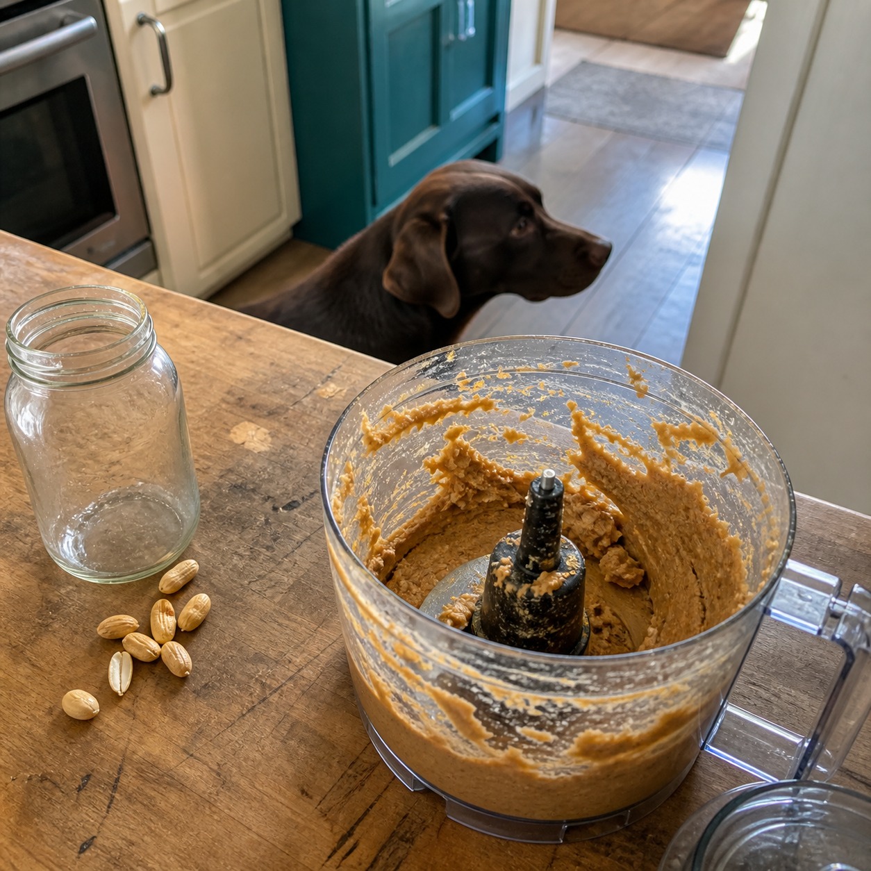Make Your Dog's Peanut Butter at Home, and Skip the Ingredient That Can Kill
