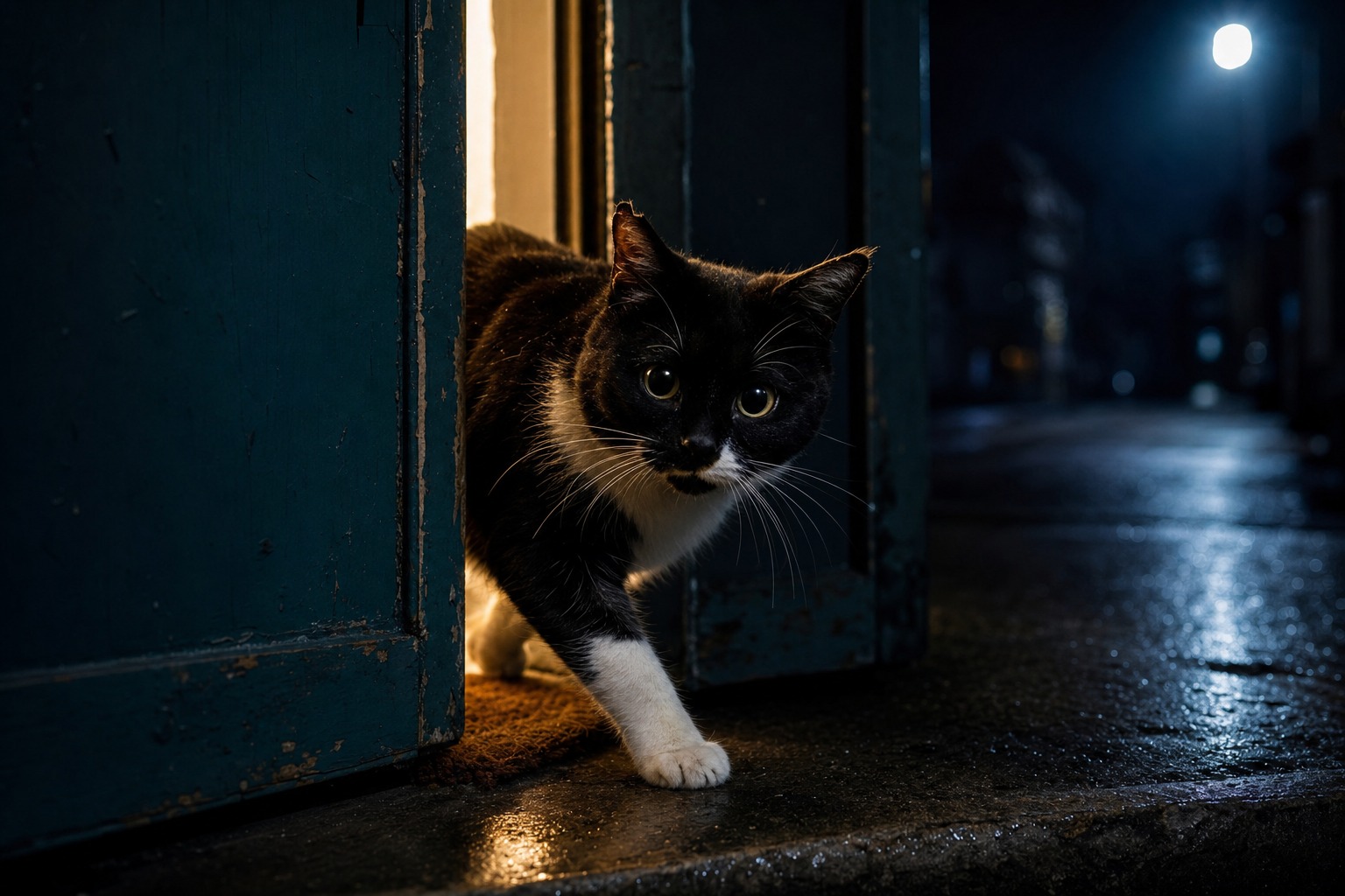 Your Indoor Cat Will Never Get Out. Until the Night She Does.