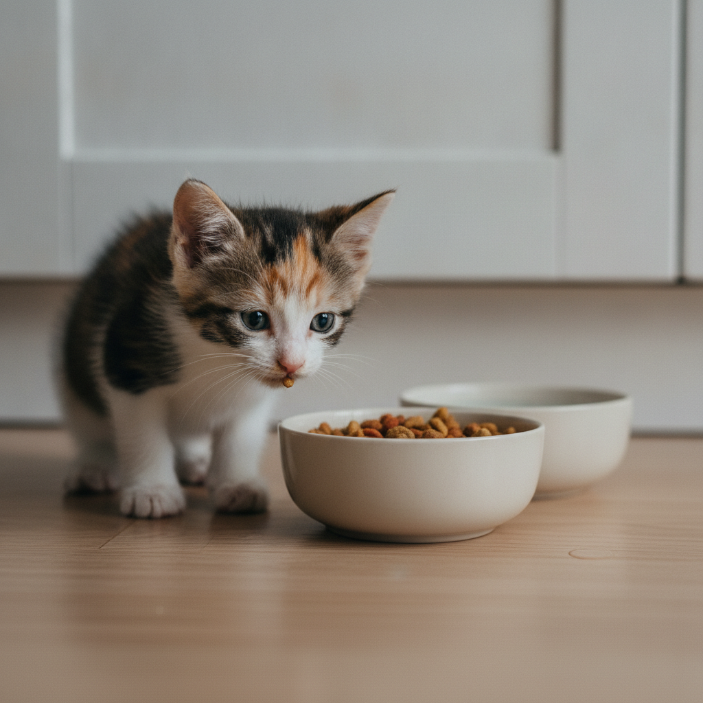 When a Kitten Can Eat Dry Food, and the Tradeoff Nobody Mentions