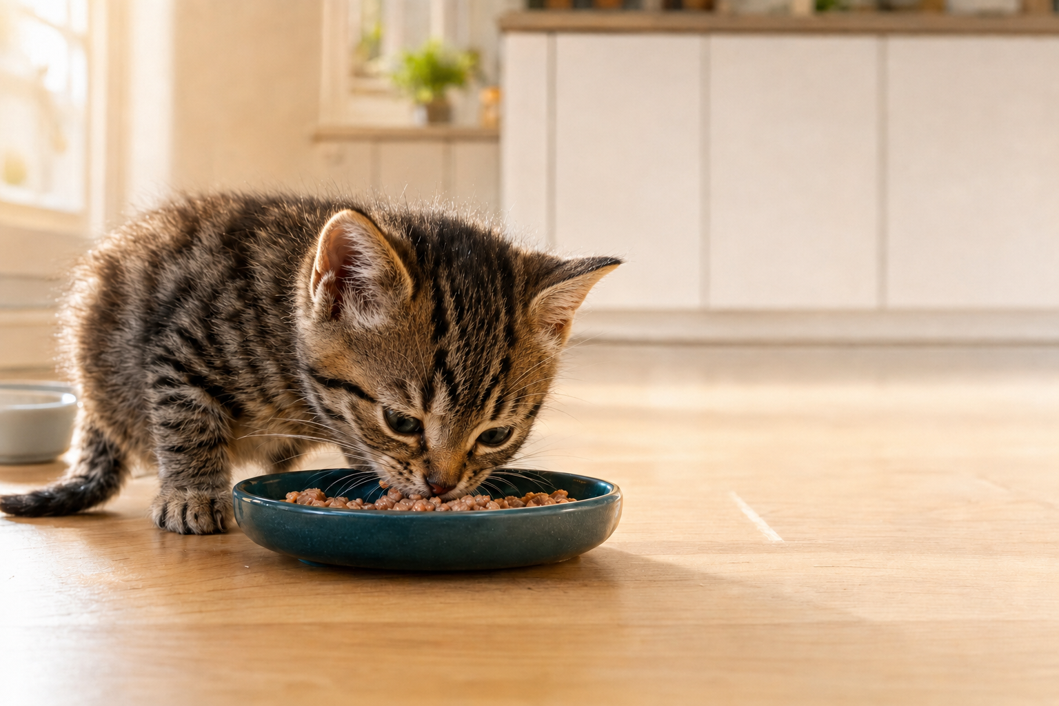 A Kitten's Diet Changes Every Few Weeks. Here's the Whole Schedule on One Chart.