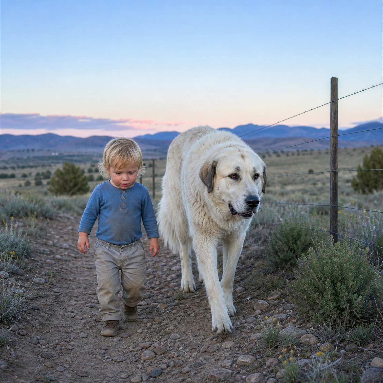 A 160-Pound Ranch Dog Found a Lost Toddler. His Breed Was Built for Exactly This.
