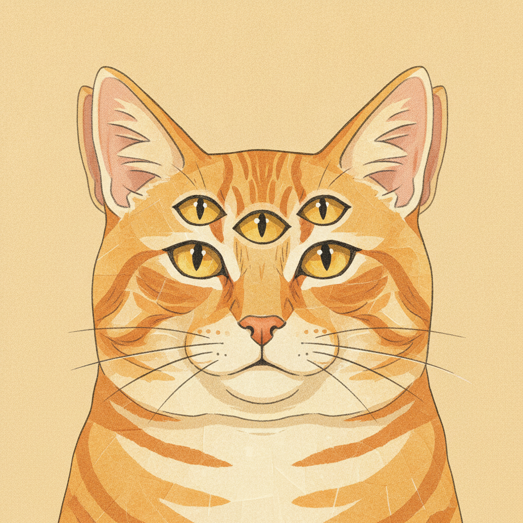 She's Cut Her Cat Into 37 Surreal Portraits. He Couldn't Care Less.