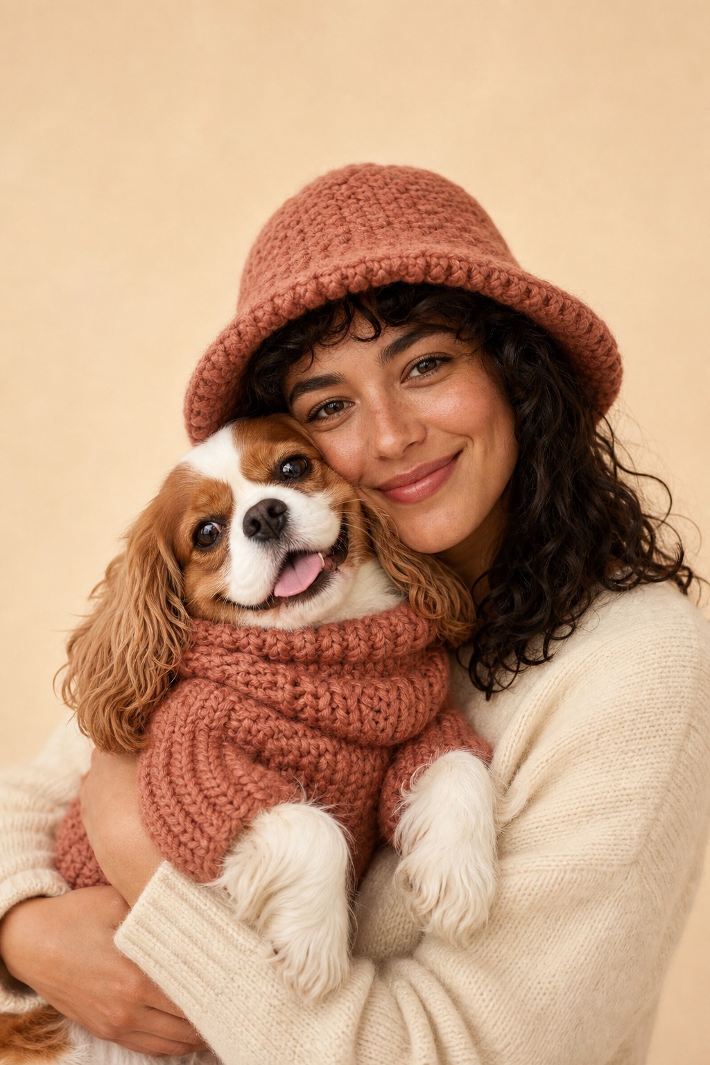 Matching Your Dog's Sweater to Your Own Hat Is Unhinged. It's Also Kind of Genius.