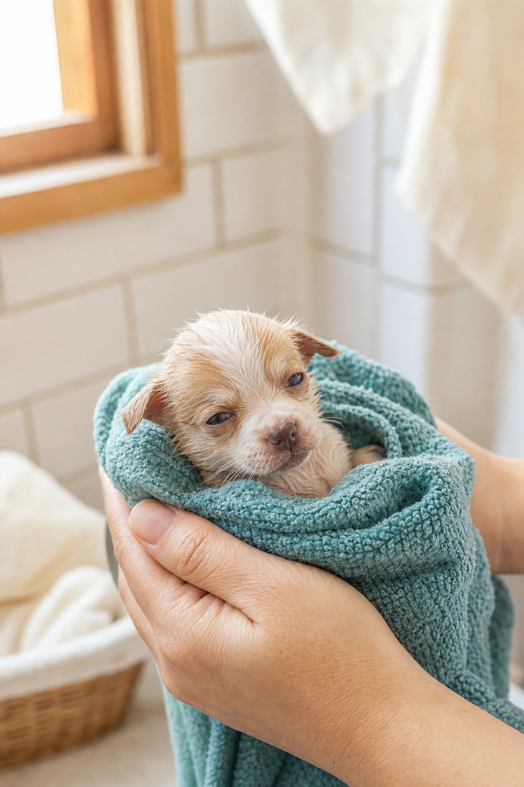 Cleaning a Newborn Puppy: Why Warmth Matters More Than the Mess